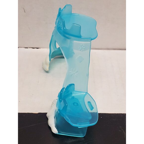 Frozen-Themed Blue & White Plastic Playset Doll Accessory With Snowflake Details - Picture 2 of 6